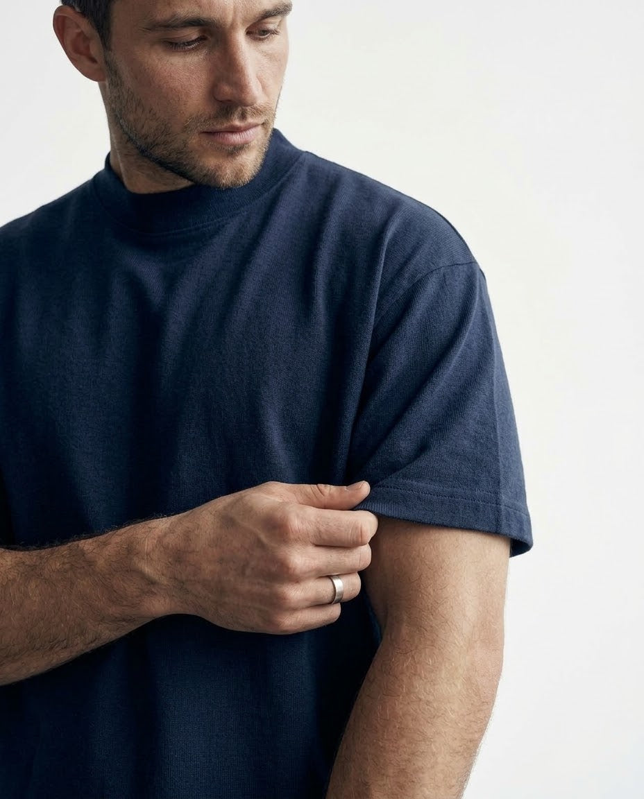 Navy Classic Oversize Tee