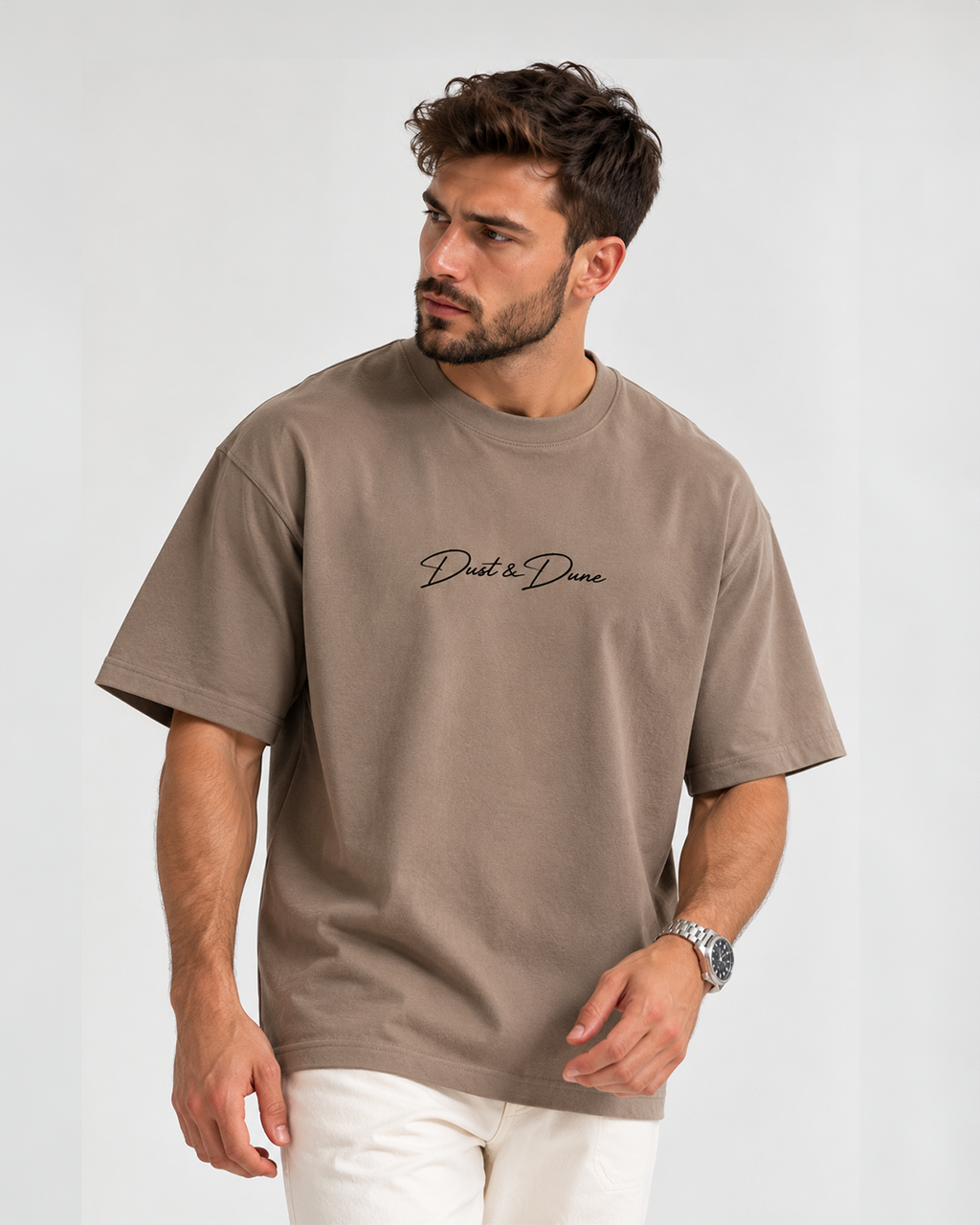 Sand Oversize Tee