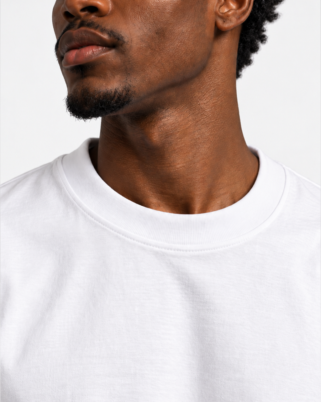 White Minimalist Oversize Tee