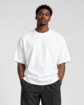 White Minimalist Oversize Tee